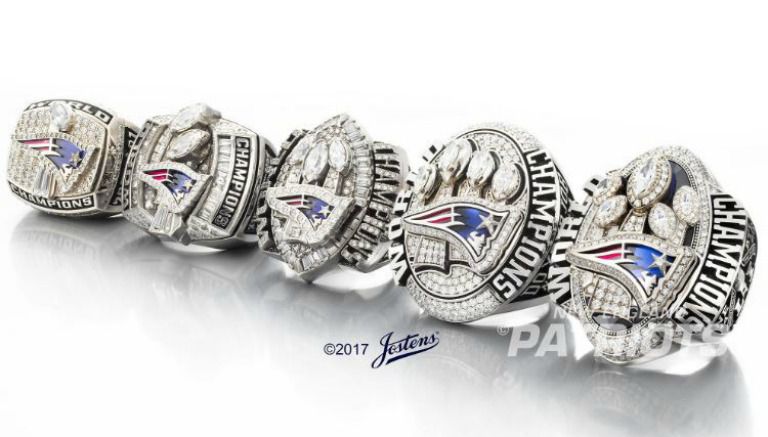 Los cinco anillos que tiene Tom Brady