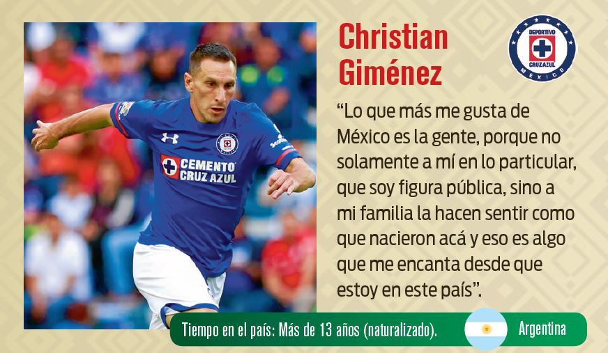 Giménez destacó a la gente de México por hacerlo sentir como en casa