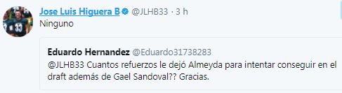 José Luis Higura responde a aficionado de Chivas