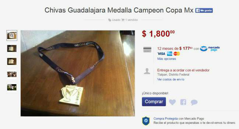 Medalla de Chivas de la Copa MX
