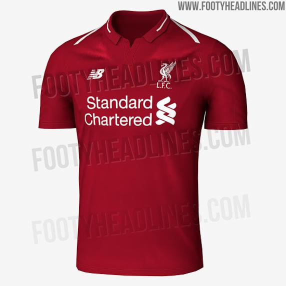 Nueva camiseta de Liverpool