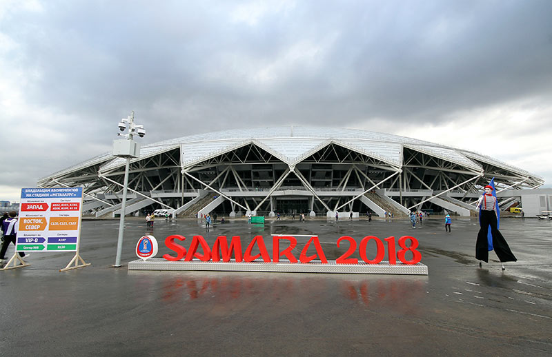 La ciudad de Samara luce lista para reecibir la Copa del Mundo