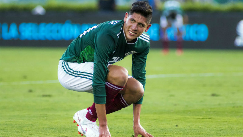 Álvarez, durante un juego con el Tricolor