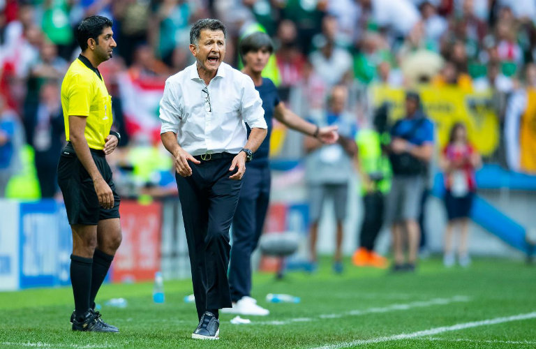 Osorio, durante el duelo entre el Tri y Alemania