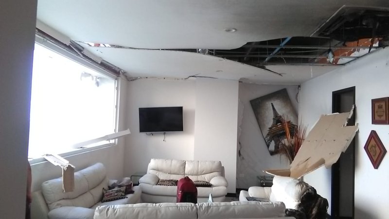 Casa de Gallese sufre daños tras explosión