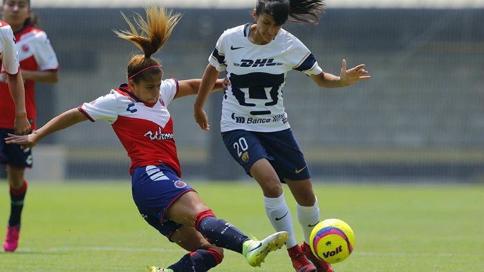 Partido de la Liga femenil entre Veracruz y Pumas 