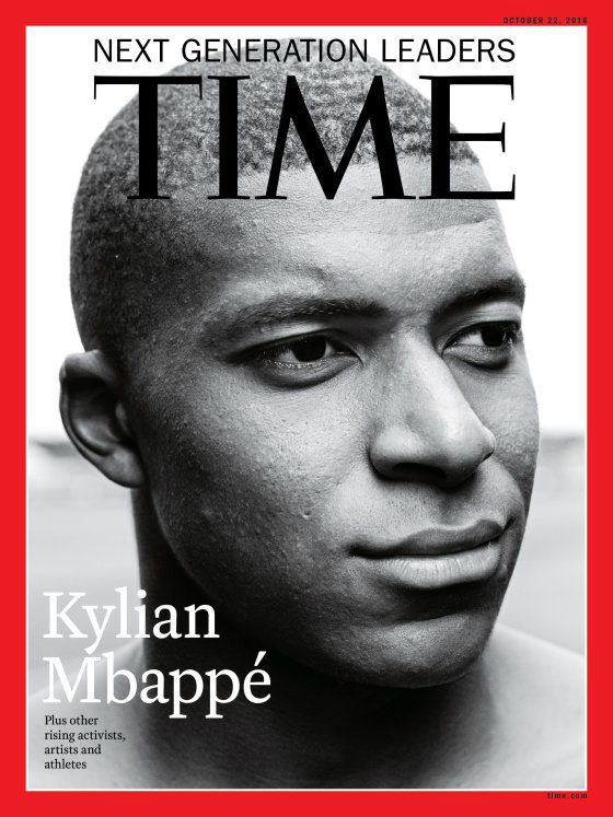 Mbappé es protagonista de la portada de 'Time'