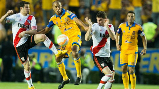 Tigres, durante la Final de la Copa Libertadores 2015 
