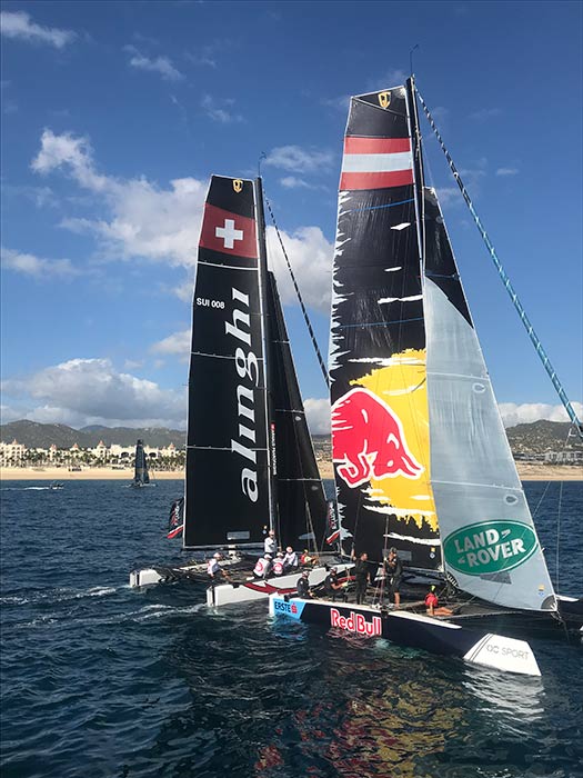 Equipo de Red Bull en el Extreme Sailing Series 