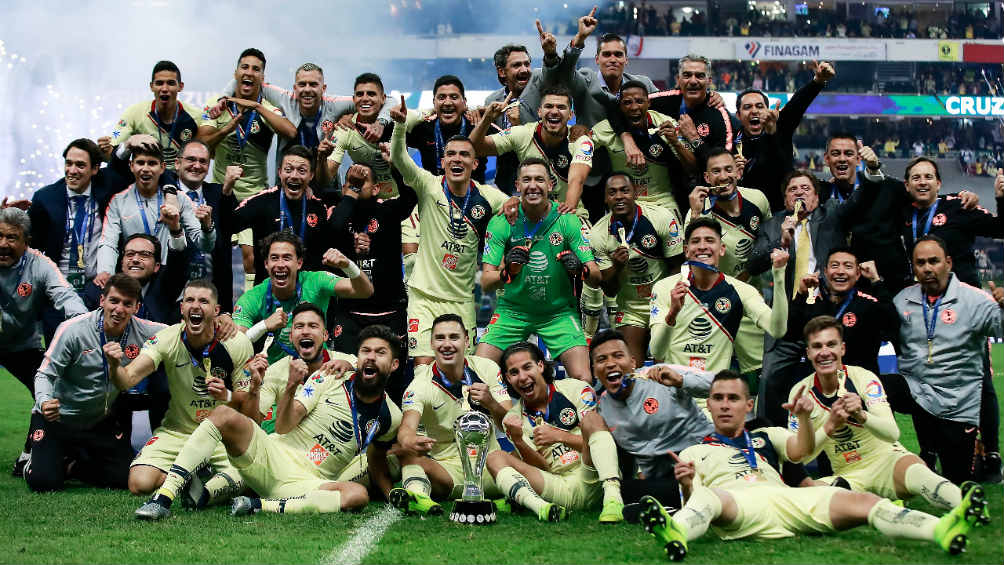 América festeja su título 13 de la Liga MX