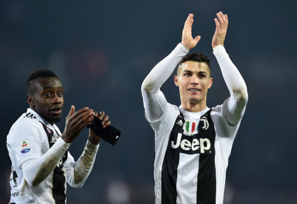 Cristiano Ronaldo celebra una anotación frente al Torino