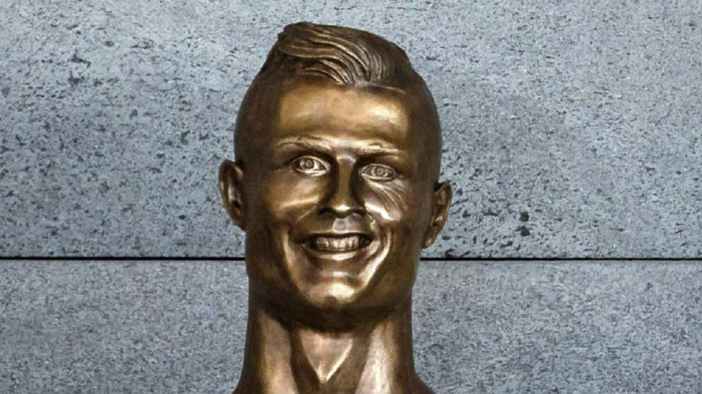 El busto de Cristiano Ronaldo