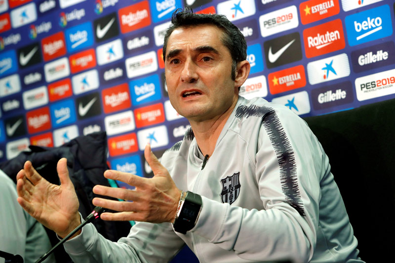 Valverde, durante una conferencia de prensa 