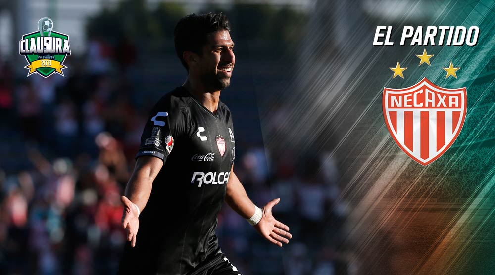 Eduardo Herrera festeja gol contra Lobos BUAP