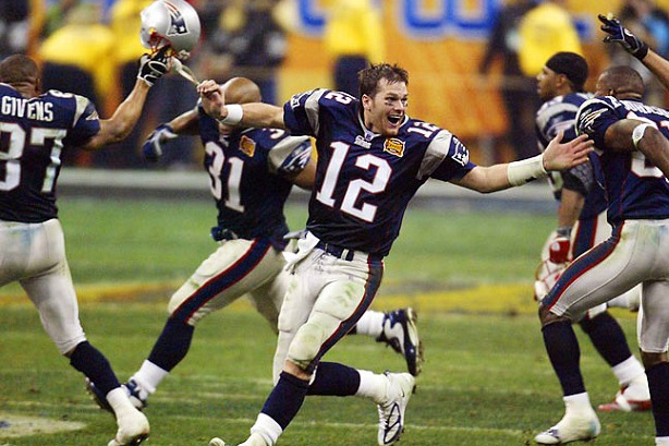 Brady celebra su segundo Super Bowl