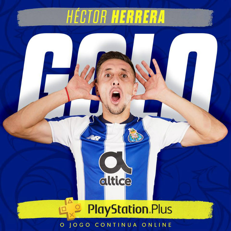 Héctor Herrera festaj gol con el Porto