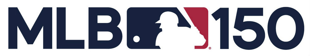 El logo del 150 aniversario de la MLB