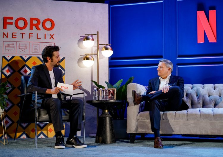 Ted Sarandos durante conferencia Foro Netflix
