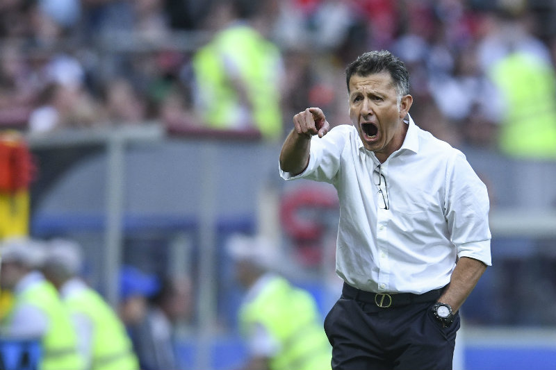 Juan Carlos Osorio cuando dirigía a la Selección Mexicana