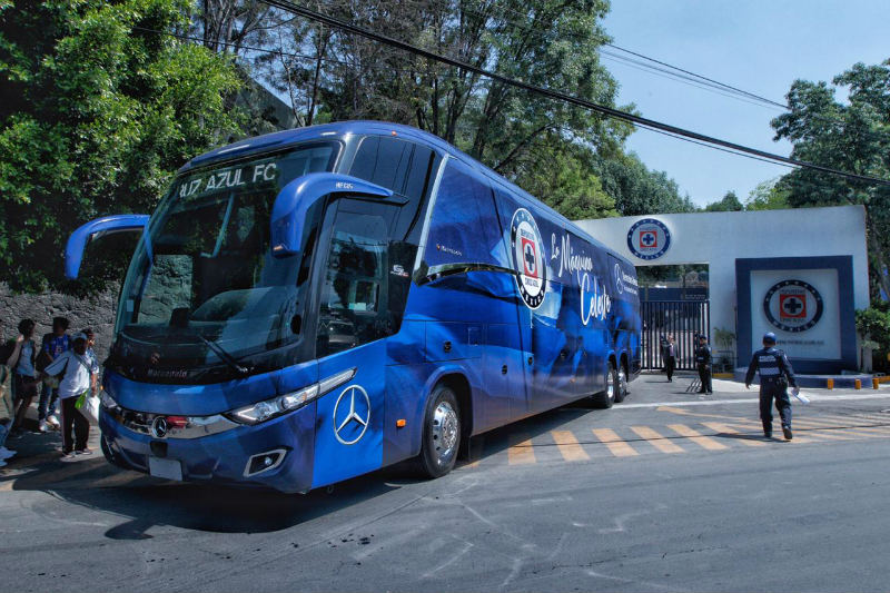 Nuevo autobús de Cruz Azul fabricado por Mercedes-Benz