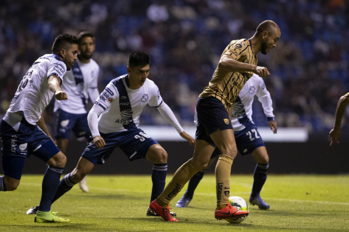 Acción del Puebla vs Pumas del Clausura 2019