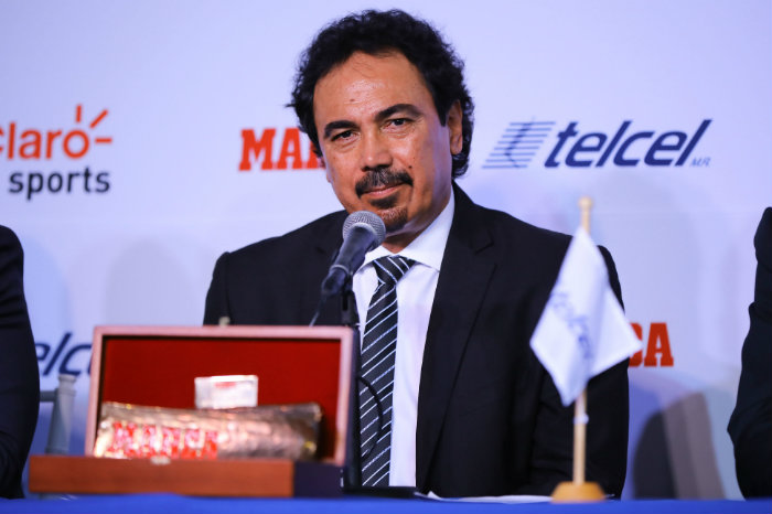 Hugo Sánchez en el la entrega de premios 'Marca' 