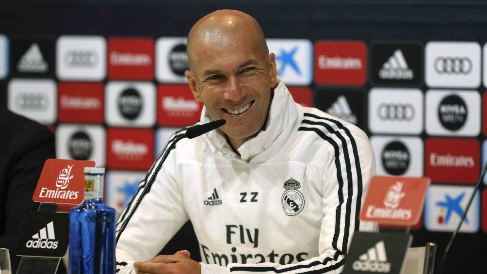 Zidane durante conferencia de prensa 