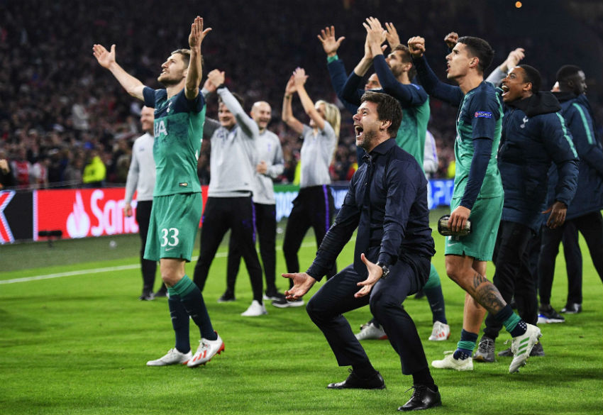 Tottenham celebra remontada sobre el Ajax 