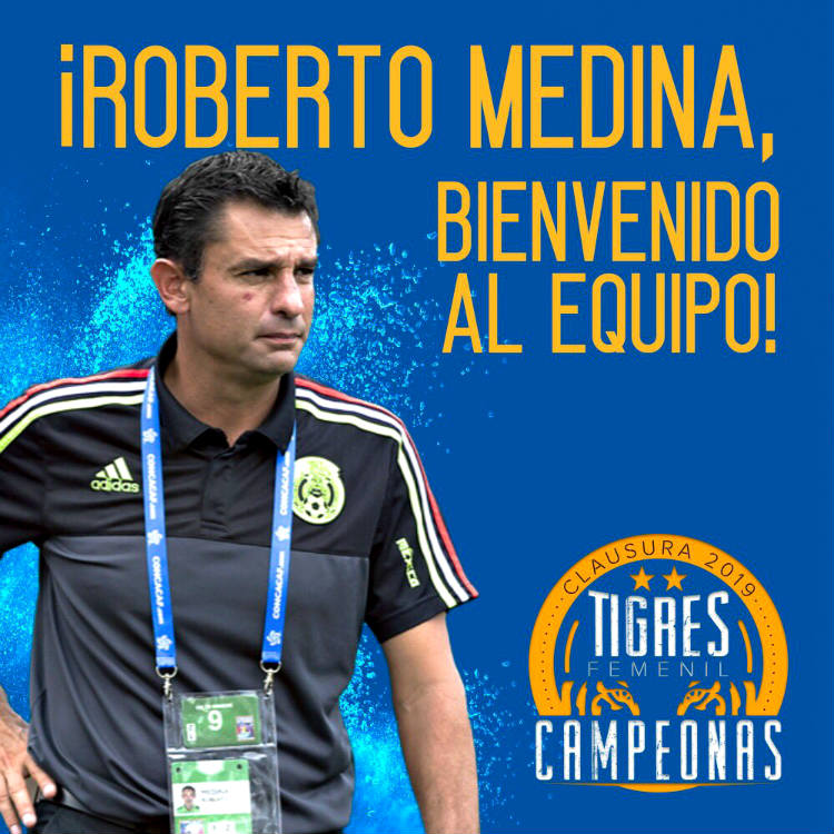 Tigres Femenil presenta a Roberto Medina como nuevo DT