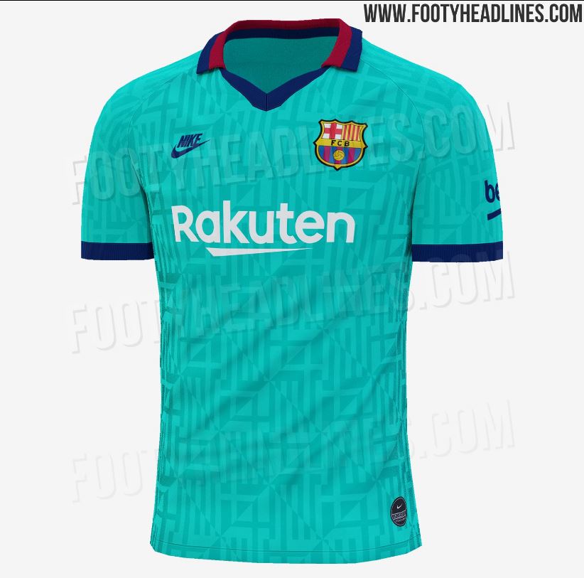 Posible tercer jersey del Barcelona para campaña  2019-20