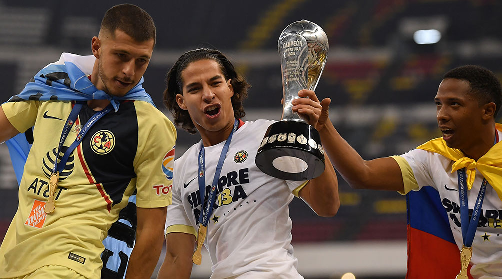 Lainez ganó el título de Liga del Apertura 2018 con América