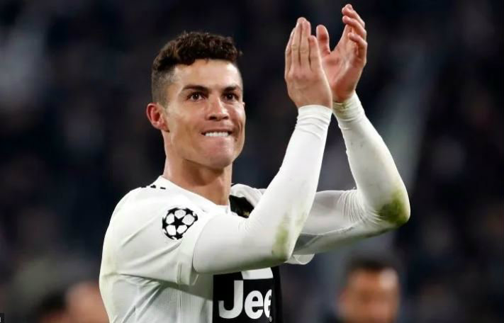 Cristiano Ronaldo durante un partido con la Juventus