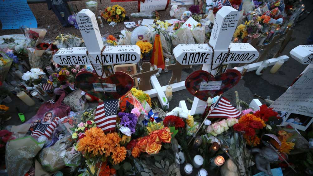 Memorial por las víctimas del tiroteo en El Paso, Texas