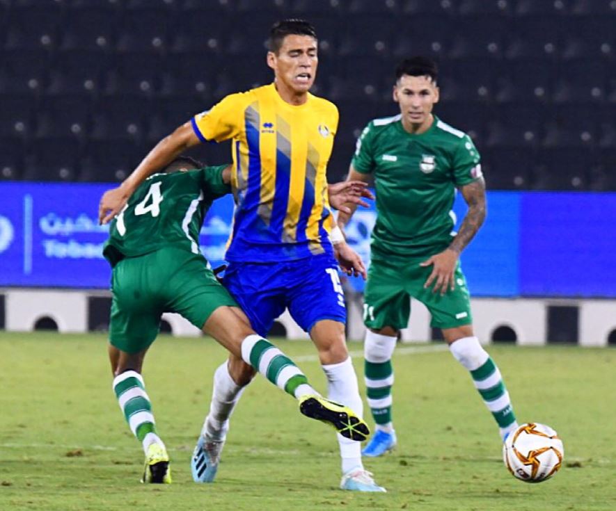 Héctor Moreno, durante un juego con el Al-Gharafa