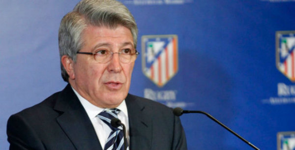 Enrique Cerezo, presidente del Atlético de Madrid 