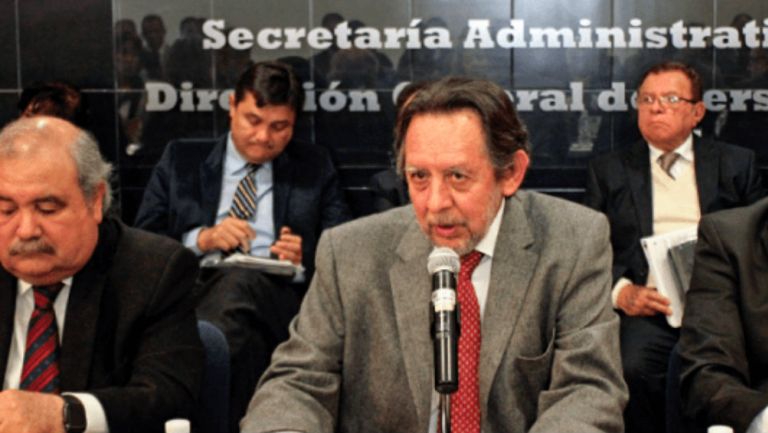 Silva, en un evento de la UNAM