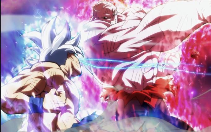 Goku vs Jiren en el combate del torneo del poder
