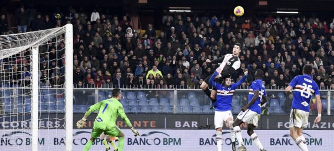 El espectacular gol de CR7 ante la Sampdoria  