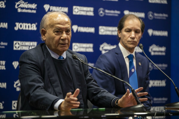 Billy Álvarez y Jaime Ordiales durante conferencia de prensa