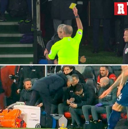 Mourinho es pintado de amarillo por 'cómico momento'