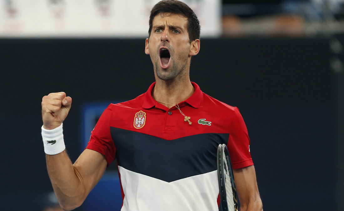 Novak Djokovic en la Copa ATP
