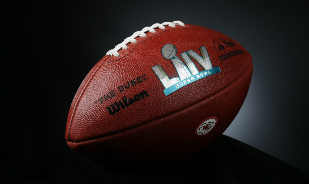 Balón a utilizar en en el Super Bowl LIV