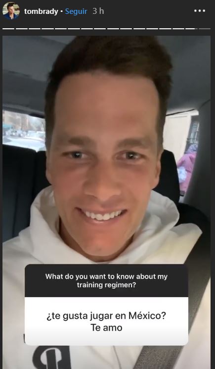 Tom Brady interactúa con sus seguidores en Instagramn
