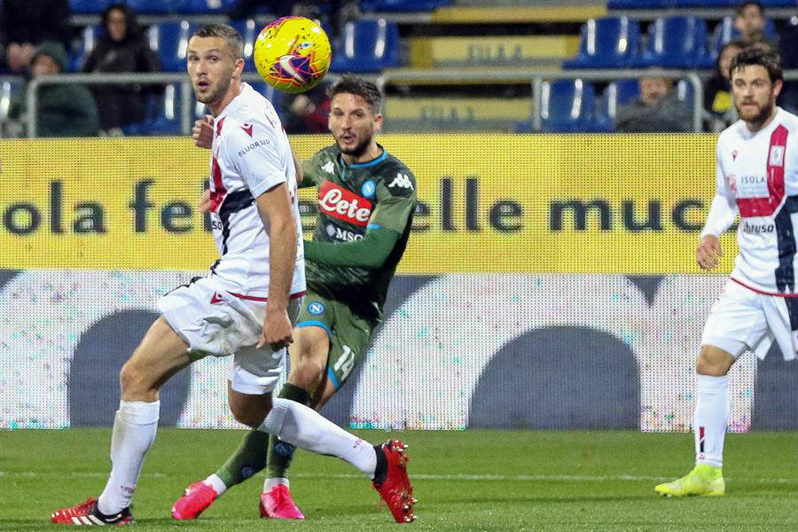 Dries Mertens marcó el tanto del triunfo para el Napoli