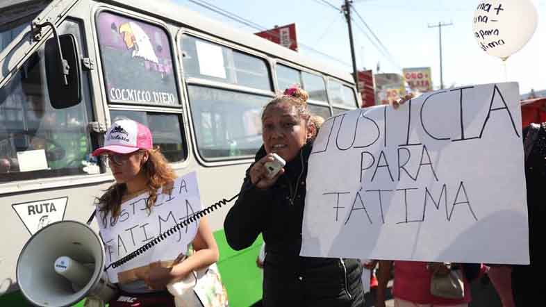 Mujeres piden justicia para Fátima