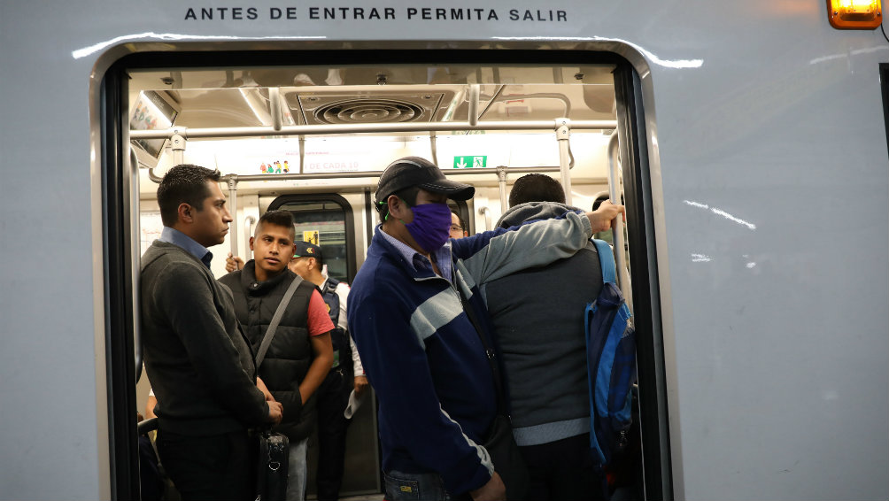 Actividad en el metro de la Ciudad de México