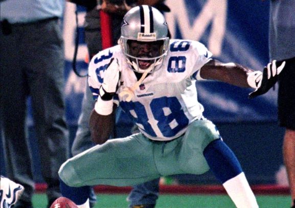Michael Irvin como jugador de Dallas Cowboys