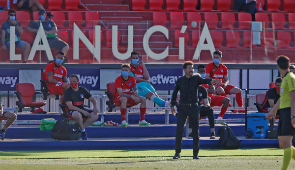 Diego Simeone, entrenador del Atlético de Madrid
