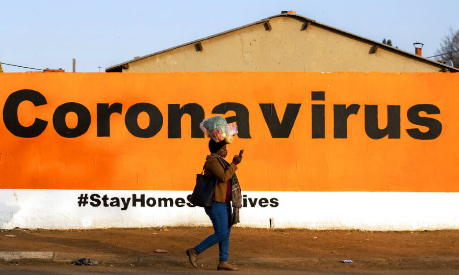 Un anuncio de Coronavirus en África