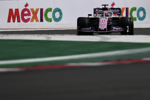 Sergio 'Checo' Pérez en el Gran Premio de México de la Formula 1